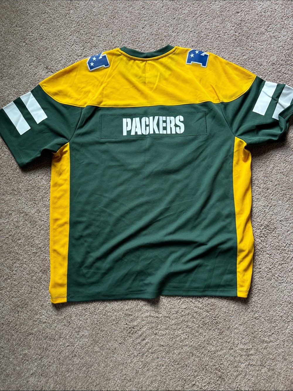 Green Bay Packers NFL Short Sleeve Jersey - Men’s XL - Picture 2 of 3